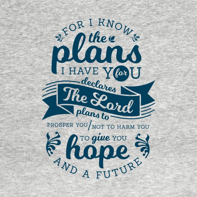 Jeremiah 29:11 Typography by Andrea Maxwell Design